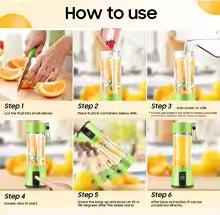 Portable Mini 6 Blade Juicer Blender